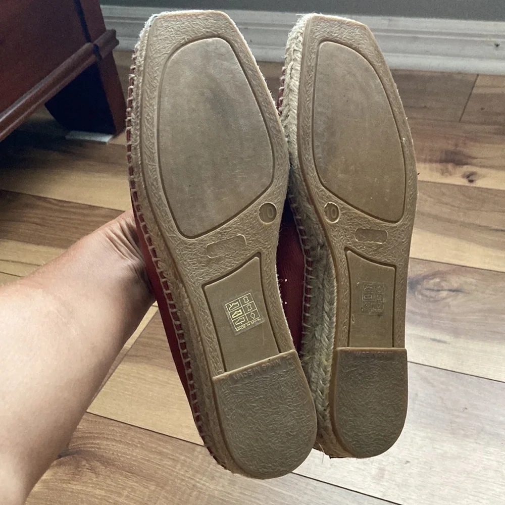 EUC Everlane Leather Espadrilles. Size 10